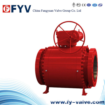 API6d Cast Steel Trunnion Mounted Ball Valve